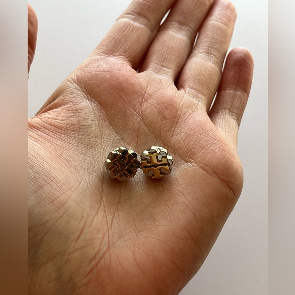 Tory Burch logo studs